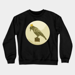 Crowned Crow Yellow Crewneck Sweatshirt